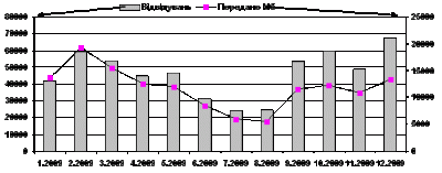 General site dynamics (monthly data for 2009)