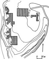 План городища Ніконій з позначенням…
