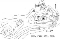 План розкопів на горі Мітрідат