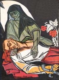 Оплакування героїв. Рисунок Софії…