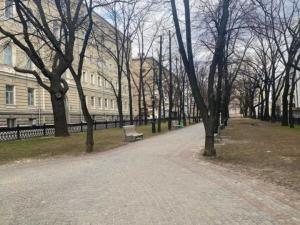 Бульвар в центре Харькова