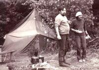 В.П.Дудкін (ліворуч) і С.М.Рижов