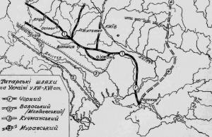 Рис. 1. Схематична карта головних…