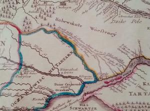 Рис. 3. Початок Чорного шляху на карті…