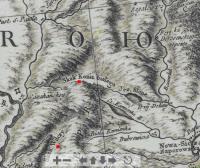 Фрагмент карти Річчі-Занноні 1772 р.