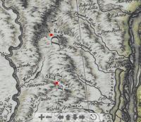 Фрагмент карти Річчі-Занноні 1772 р.