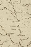 Шлях уздовж р. Синюха на карті 1745 р.