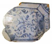 Кахля рядова фрагментована з білою…