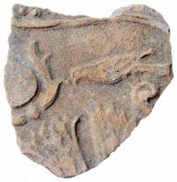 Кахлі теракотової фрагмент з рельєфним…