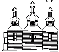 Реконструкція вигляду церквив с.Пищики…