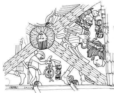 Іл. 135: Панель із Тоніна. Фрагмент.Промальовка Лінди Шіле. Іл. 135: Панель із Тоніна.…