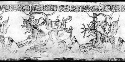 Іл. 137: Близнята-писарі.Justin Kerr. MayaVase Database 1523. Іл. 137: Близнята-писарі.Justin Kerr.…