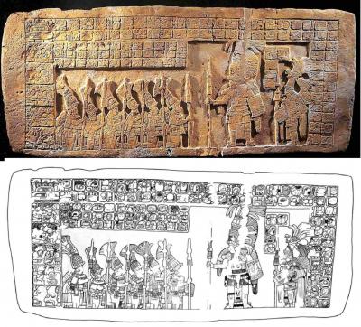 Іл. 147: “Панель 2” із П’єдрас-Неграс.Промальовка Д. Стюарта. Іл. 147: “Панель 2” із…