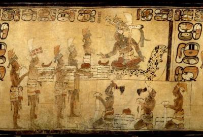 Іл. 163: Одержання данини.Justin Kerr. MayaVase Database 8089 Іл. 163: Одержання данини.Justin Kerr.…