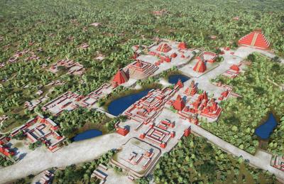 Іл. 266: Центральна частина Тікаля…