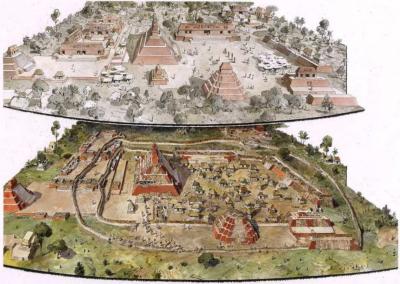 Іл. 296: Дос-Пілас до і після 761…