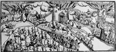 Георг Кресс. Гравюра з газети «Новини…