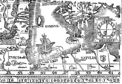 Карта чорноморського узбережжя…