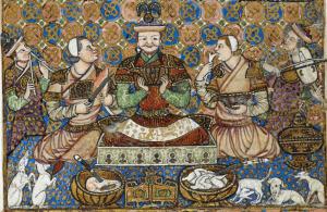 Бенкет у монгольського правителя.…