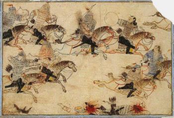 Всадники в бою