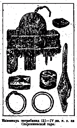 Инвентарь погребения III–IV вв. н.э.…