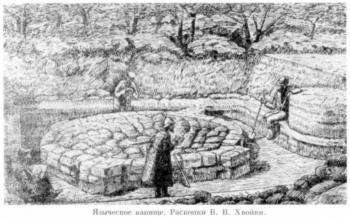 Языческое капище. Раскопки В.В.Хвойки.…