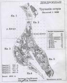 Рис. 1.6.109. Дендроплан паркових насаджень Труханового острова Рис. 1.6.109. Дендроплан паркових…