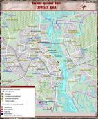 Рис. 2.2.58. Археологічні пам’ятки доби скіфів на території м. Києва (за… Рис. 2.2.58. Археологічні пам’ятки…