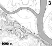 Рис. 2.3.2.6. Гіпотетична еволюція Почайнинського рукава та гирла Глибочиці на… Рис. 2.3.2.6. Гіпотетична еволюція…