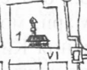 Рис. 2.4.2.2.1.35. Зображення храму на плані Галларта 1706 р., яке О.… Рис. 2.4.2.2.1.35. Зображення храму на…