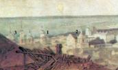 Рис. 2.4.2.5.1.6. Куточок Подолу на малюнку М. Сажина: 1. – церква Миколи… Рис. 2.4.2.5.1.6. Куточок Подолу на…