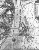 Рис. 2.4.3.45. Район суч. Венеціанського острова на мапі 1740 р. Рис. 2.4.3.45. Район суч.…