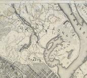 Рис. 2.5.4.22. Фрагмент Рибальського півострова на мапі Києва 1896 р.… Рис. 2.5.4.22. Фрагмент Рибальського…