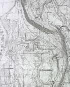 Рис. 2.5.4.41. Накладання топографічної ситуації на Оболоні 1914 р. на сучасну… Рис. 2.5.4.41. Накладання…