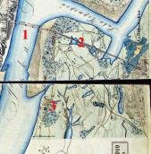 Рис. 2.5.7.22. Сучасний острів Венеційський на мапі Києва 1869 р. Помітна… Рис. 2.5.7.22. Сучасний острів…