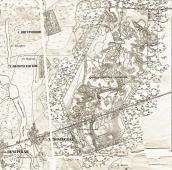 Рис. 2.5.8.48. Артилерійський полігон на мапі Києва 1871-73 рр. (1880 рр.) На… Рис. 2.5.8.48. Артилерійський полігон…