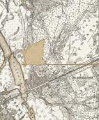 Рис. 2.5.8.49. Артилерійський полігон на мапі Києва 1896 р. На південь від… Рис. 2.5.8.49. Артилерійський полігон…