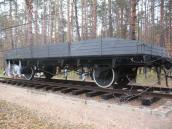 Рис. 2.7.1.14. Платформа мототрамваю, якою вивозилися тіла розстріляних у… Рис. 2.7.1.14. Платформа мототрамваю,…