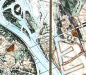 Рис. 2.7.10.16. Планування Передмостової Слобідки згідно до генерального плану… Рис. 2.7.10.16. Планування…