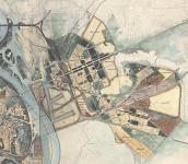 Рис. 2.7.11.24. Дарниця на схемі Генерального плану 1936 р. Планувалося… Рис. 2.7.11.24. Дарниця на схемі…