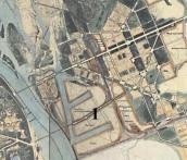 Рис. 2.7.11.35. Район Русанівки-Кухмистерської Слобідки на схемі генерального… Рис. 2.7.11.35. Район…