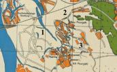 Рис. 2.7.11.41. Позняки на мапі 1943…