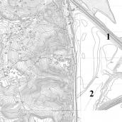 Рис. 2.7.12.5. Фрагмент правобережної заплави – урочище Теличка на… Рис. 2.7.12.5. Фрагмент правобережної…