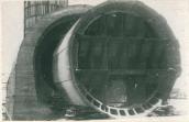 Рис. 2.7.9. Кесон будівництва №1 в урочищі Наталка. Радянське фото 1943 р. Рис. 2.7.9. Кесон будівництва №1 в…