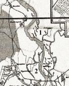 Рис. 2.7.6.1. Сучасний острів Великий Північний (1) та правобережна заплава… Рис. 2.7.6.1. Сучасний острів Великий…