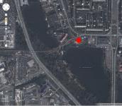 Рис. 3.1.50. Пам’ятник старшинам армії УНР – уродженцям Києва на супутниковому… Рис. 3.1.50. Пам’ятник старшинам армії…