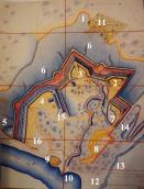 Рис. 11. План Лисогірського форту з зазначенням робіт виконаних станом на 1874… Рис. 11. План Лисогірського форту з…