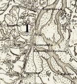 Рис. 15. Лиса гора на мапі 1896 р.…