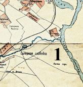 Рис. 16. Лиса гора на мапі 1899 р.…