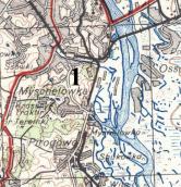 Рис. 22. Лиса гора на німецькій мапі…